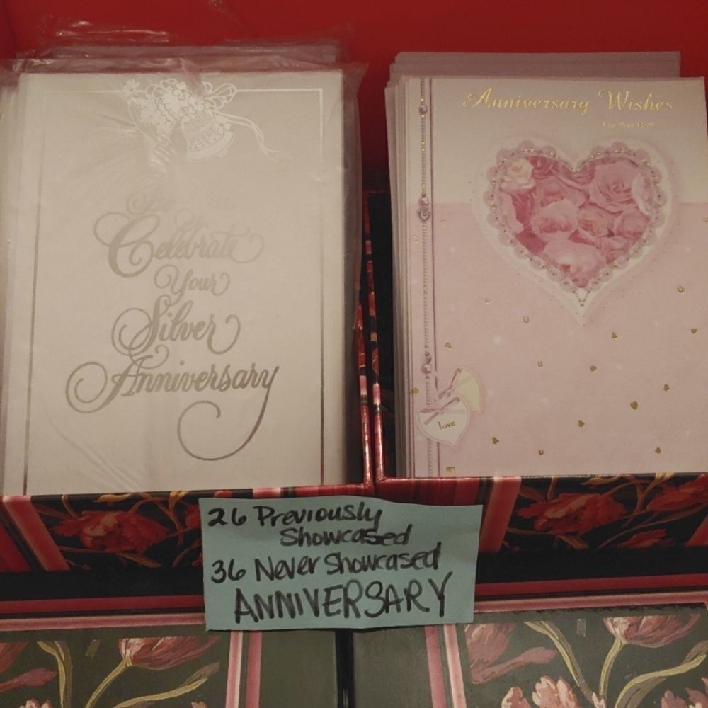 62 ANNIVERSARY Cards Popular Greetings Cards & Env